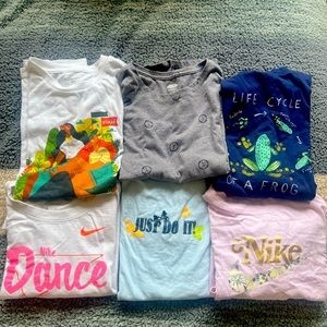 Girls T-Shirts Lot of 6
